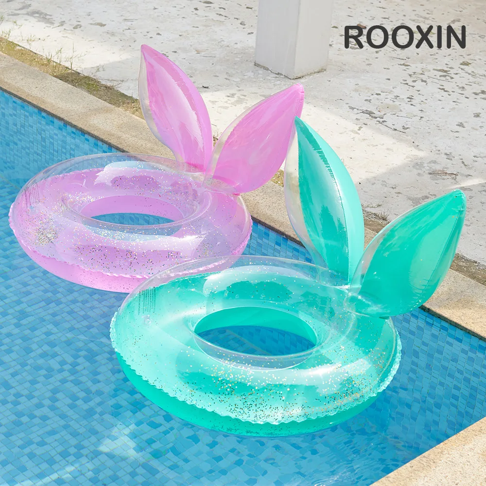 

Rooxin Pool Rabbit Ear Swimming Ring For Adult Kids Pool Float Swimming Circle Floating Ring Pool Inflatable Buoy Toys For Swim