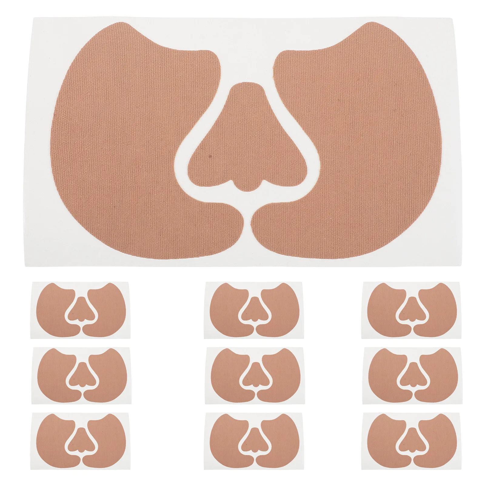 

10Pcs Breathable Waterproof Nose Protector Patches for Winter Sports Anti-Freeze Facial Warm Cover Skiing Snowboarding Sun Uv