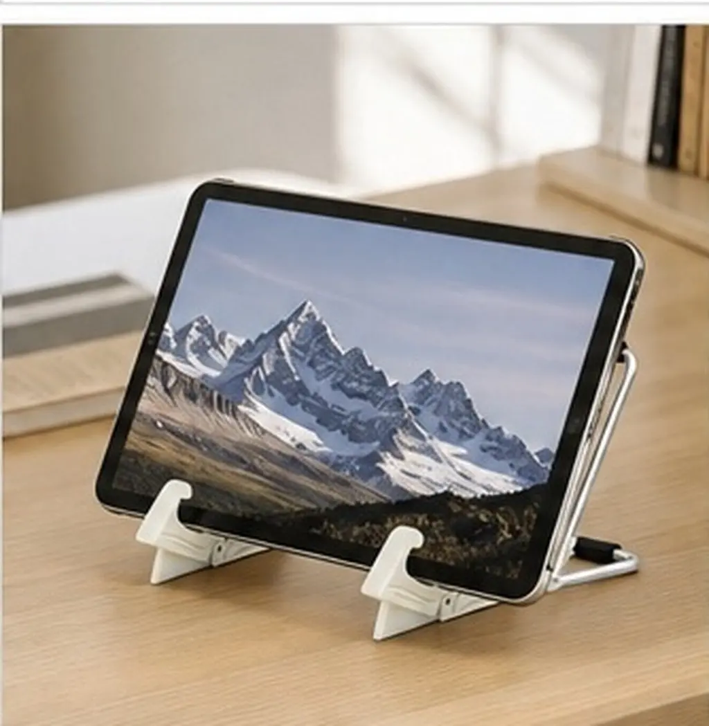 Adjustable Portable Whiteboard Stand Lightweight Aluminum Alloy Multifunctional Tablet Holder Desk Display Stand for Notes Tasks