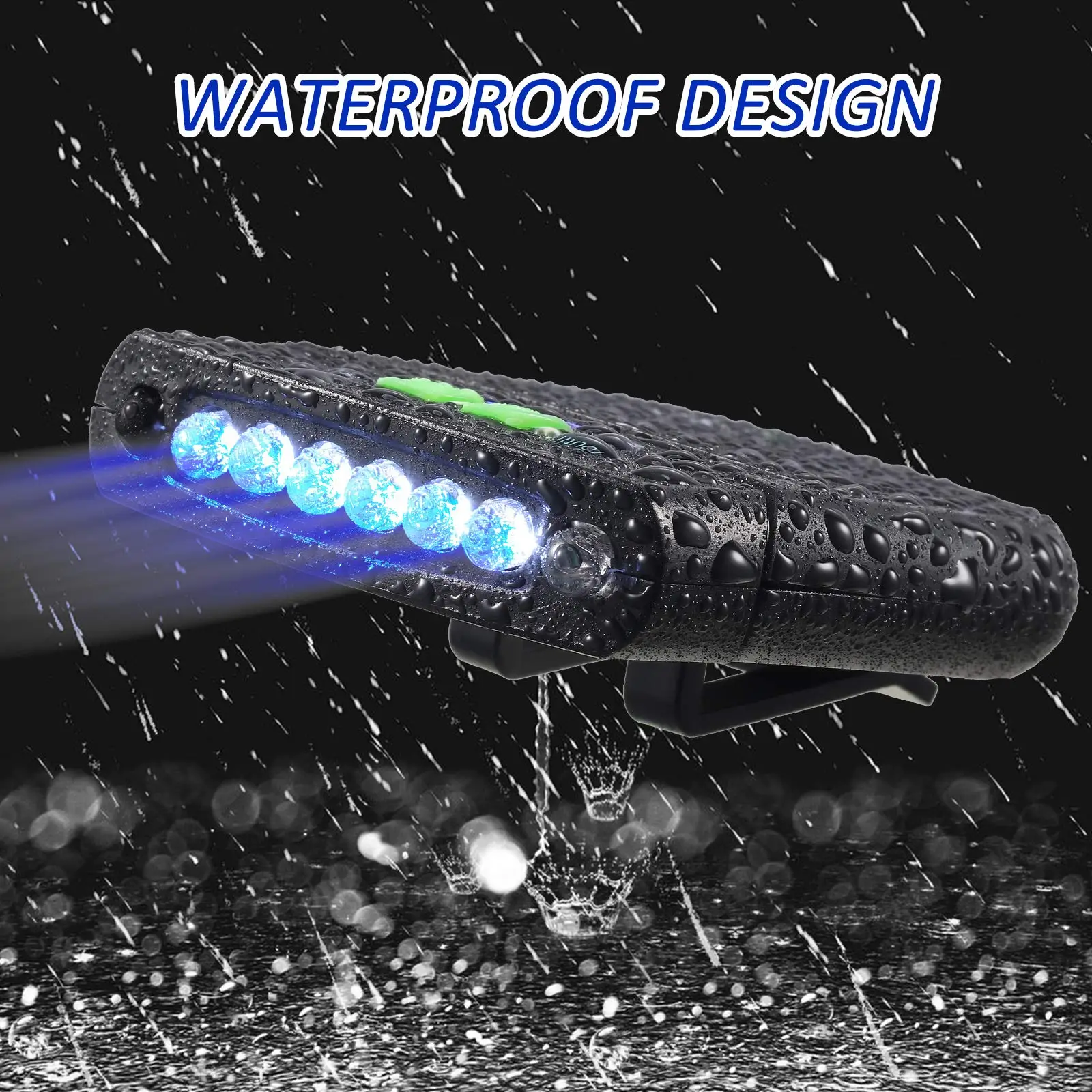 LED Clip on Cap Lights USB Rechargeable Cap Flashlight Clip Waterproof Ultra Bright Hands-Free Hat Light Flashlight Headlamp