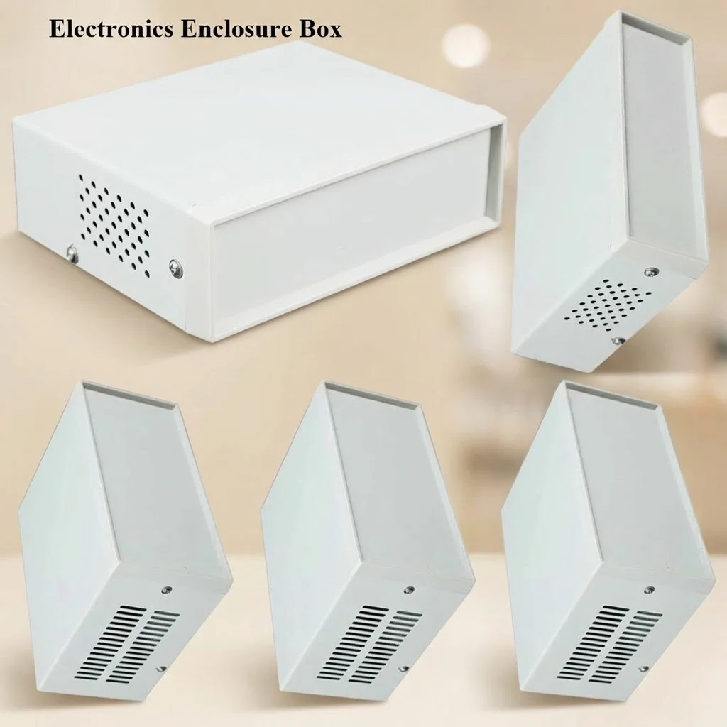 New High Quality 3 Sizes Enclosure Project Case Grey Electronics Enclosure Box Electronic Module Box Instrument