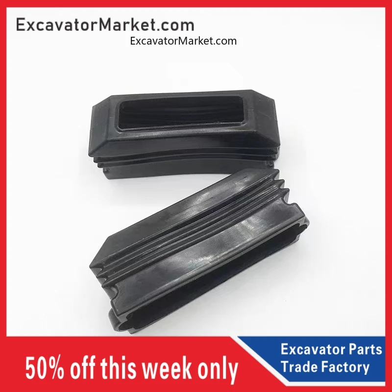 

For excavator For Kobelco SK75-8 60C Yanmar 40 ZX Volvo 55 60 excavator foot valve dust cover Travel control pedal cover