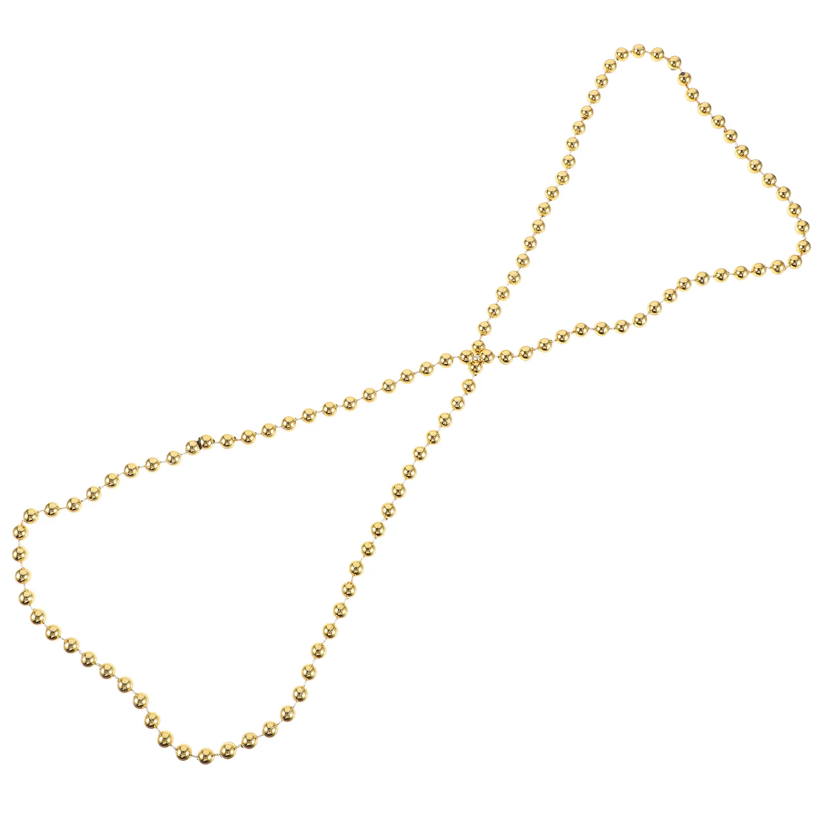 Collana a catena con perline di Mardi Gras da 5 pezzi Decorazione di carnevale Collana di perline leggera e durevole per foto di feste di festival