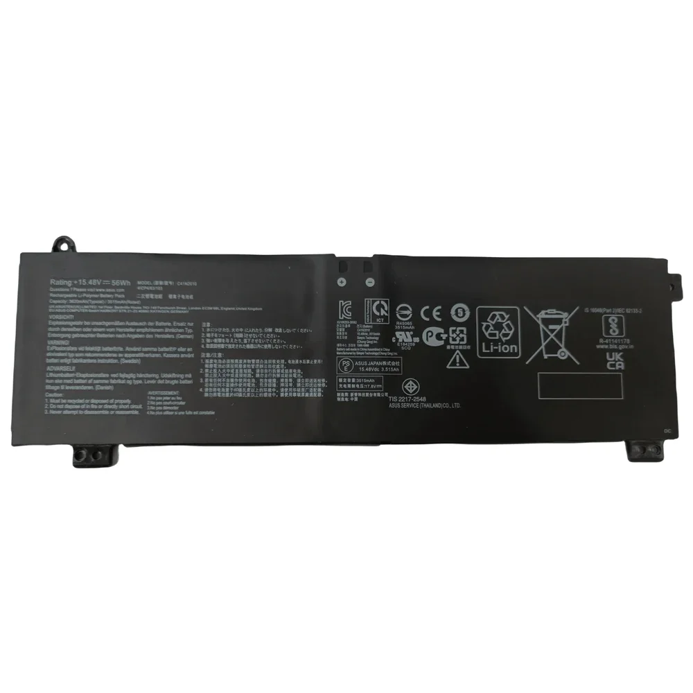 Imagem -06 - Bateria Original do Portátil para Asus Rog Strix G15 G513qc G513ih G513qe G513qc 0b20003890000 C41n2010 15.48v 3620mah Brandnew