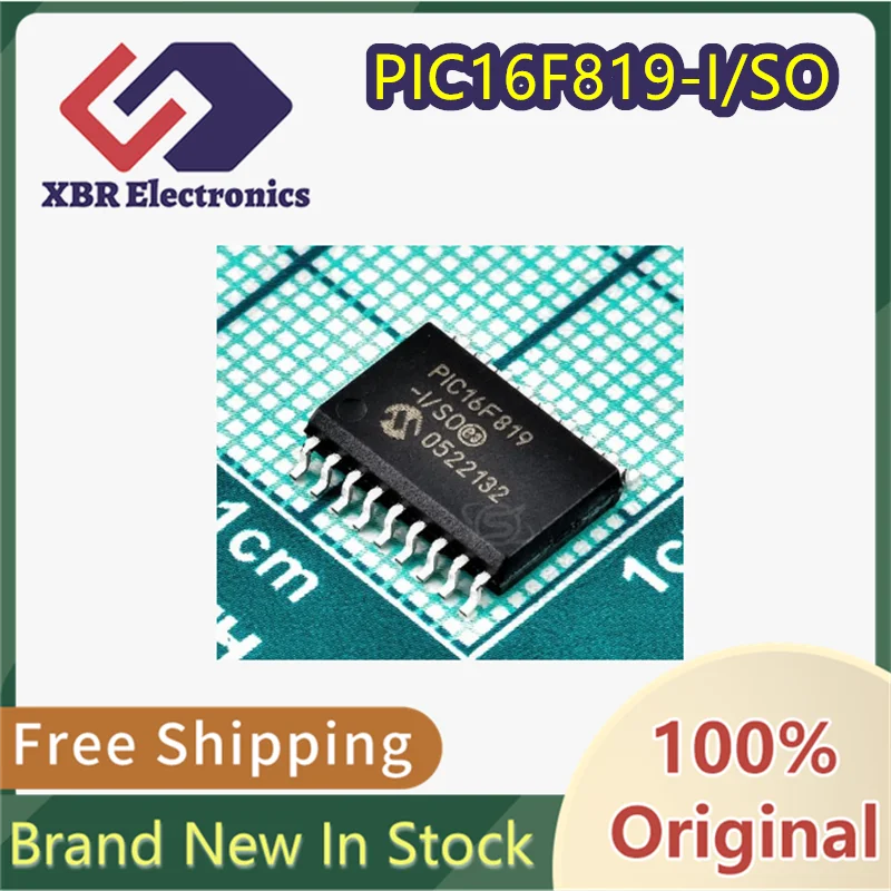 

(5/50 pieces) PIC16F819-I/SO Package SOP-18 Microcontroller Chip PIC16F819 Brand New Original Stock In Stock Free Shipping