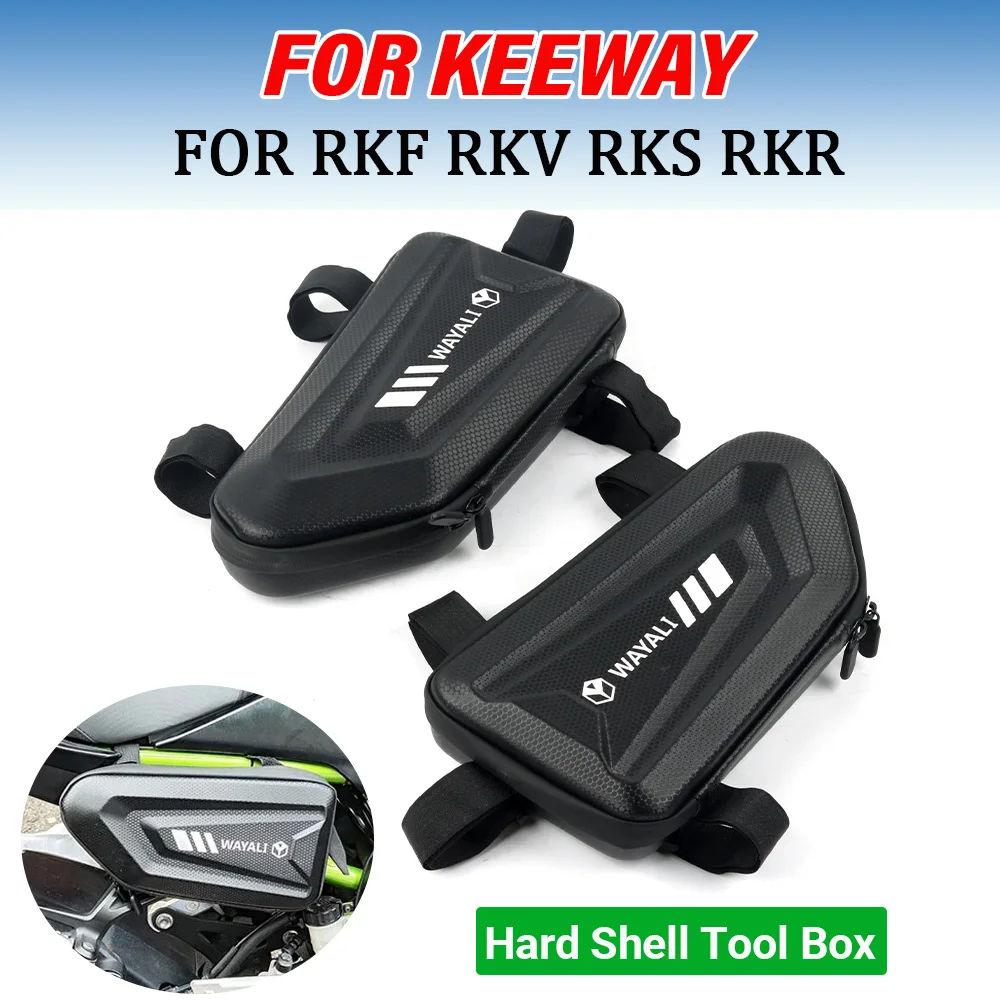 Para Keeway RKF 125 RKV 200 RKS 125 GS 100 RKR 165 180 RKF125 accesorios de motocicleta bolsa lateral impermeable bolsa de herramientas de almacenamiento de carenado