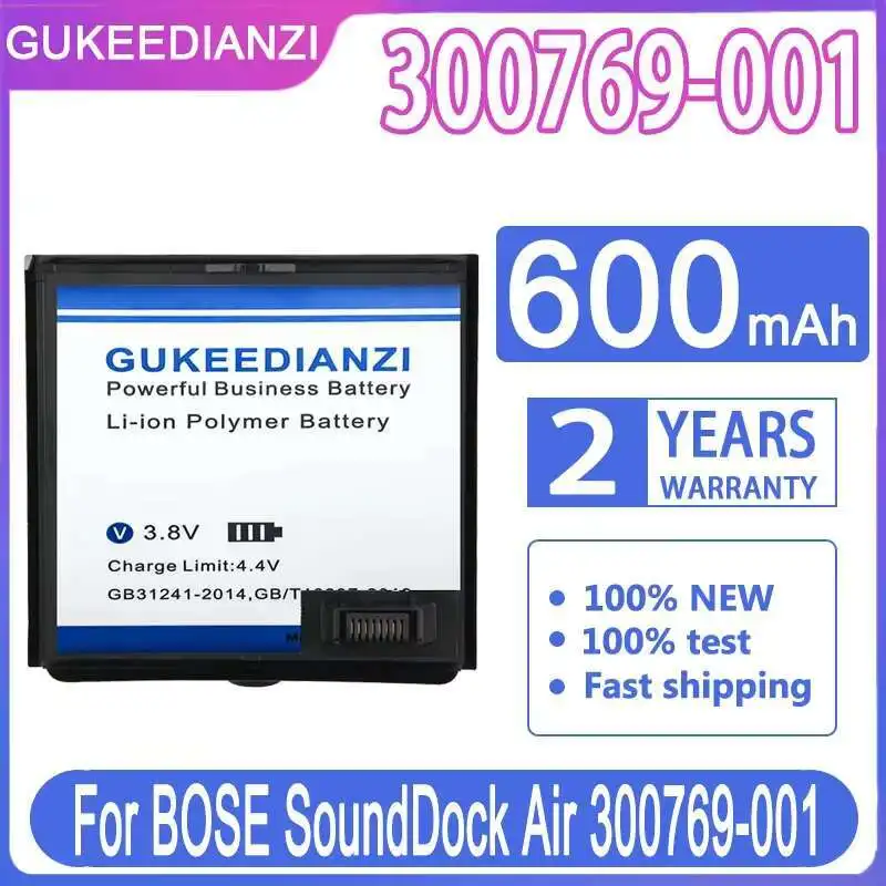 

Аккумулятор для Bluetooth-колонок Bose Sounddock, Soundlink Air 300770-001, 300769-001, 300768-003, легкий, 600 мАч