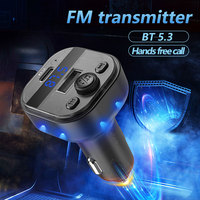 Car Charger FM Transmitter Bluetooth Audio Car MP3 Player Auto radio Handsfree Adapter Type-C USB 3.1A Fast Charger