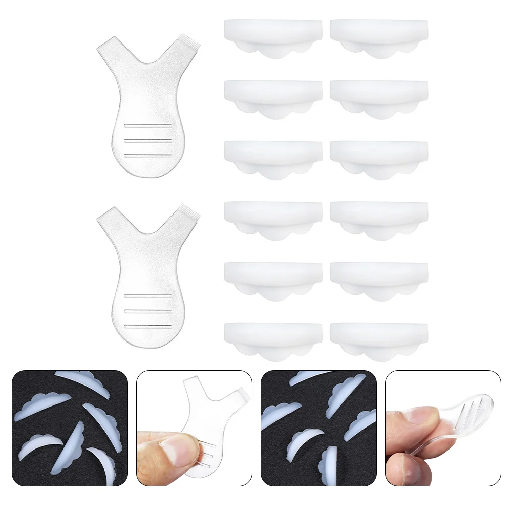 

Silicone Eye Pads Eyelash Perm Curler Brush Makeup Tool Perming Combination Stickers