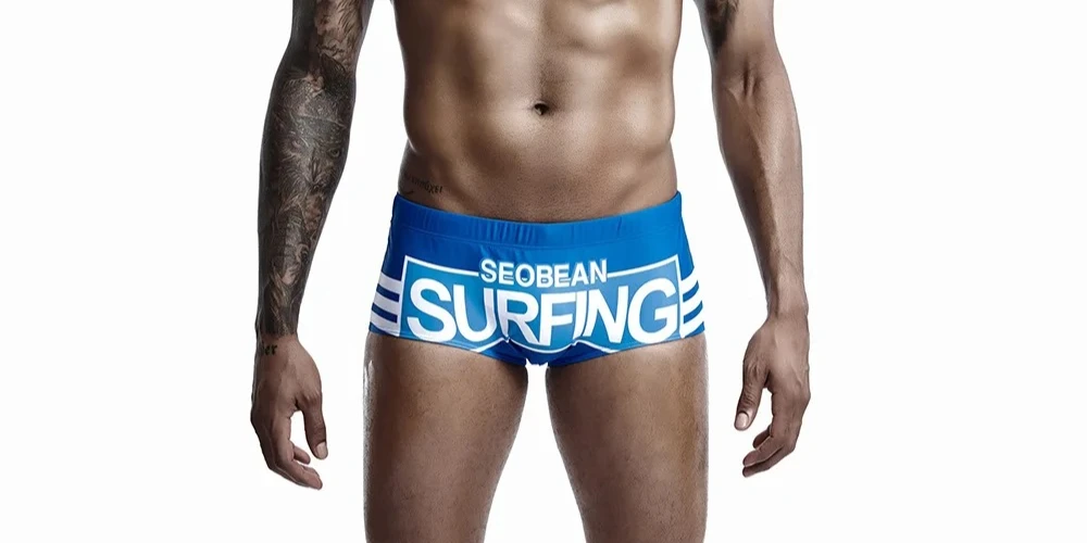 Swim Trunks for Men Print Quick-Dry Bathing Suit Elastic Waist Swimming Shorts Beach Pool Use Swimsuits Swimwear Swimming Suits