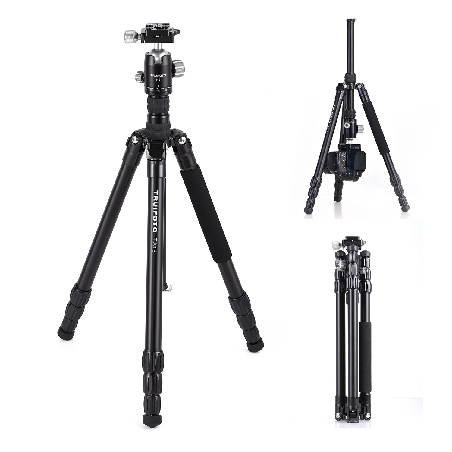 Besnfoto 71" Professional Photography Tripod Monopod with 360 Panoramic Ball Head for DSLR SLR Camera Travel