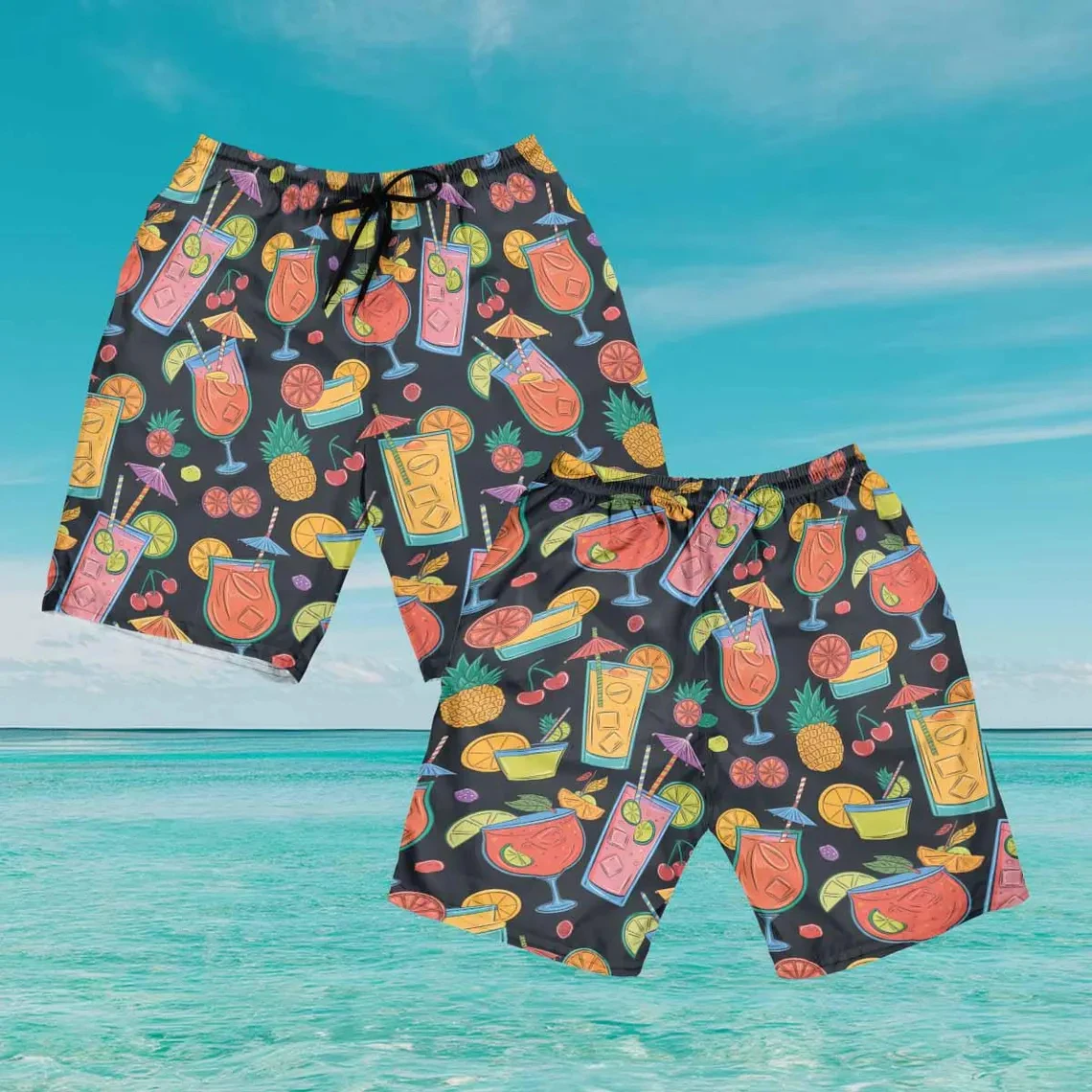 

Новые пляжные шорты с 3D забавным графическим принтом для мужчин и женщин, плавки для серфинга с принтом фруктов, ананаса и утки, Гавайские купальники, детские крутые шорты со льдом