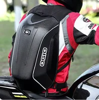 Ogio 30L-48L mochilas impermeables de carcasa dura para motocicleta bolsas de carreras para Moto MX Motocross bolsas para casco de cara completa de fibra de carbono