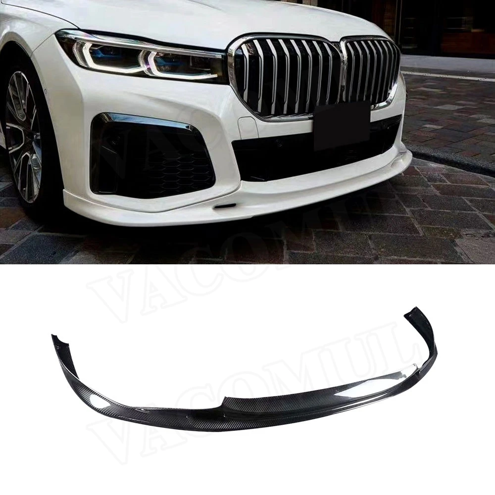 

VACOMUL Carbon Fiber Front Bumper Lip Spoiler for BMW 7 Series G11 G12 730 740 750 760 M-Tech Sport 2019-2022 Car Styling FRP