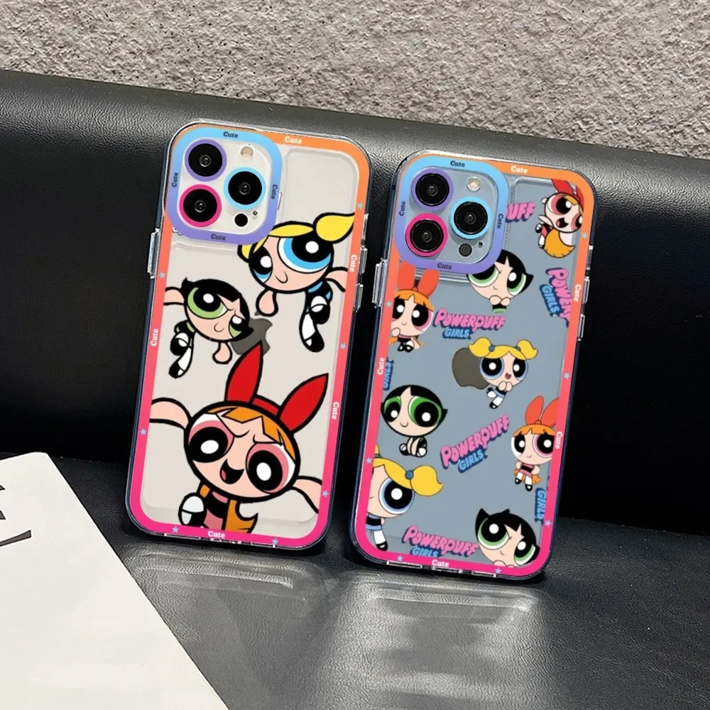 Cute-P-Powerpuffes-G-Girls Phone Case For Samsung A 10 20 30 70 13 21 32 72 22 51 52 53 71 73 32 4g 32 5g Fundas