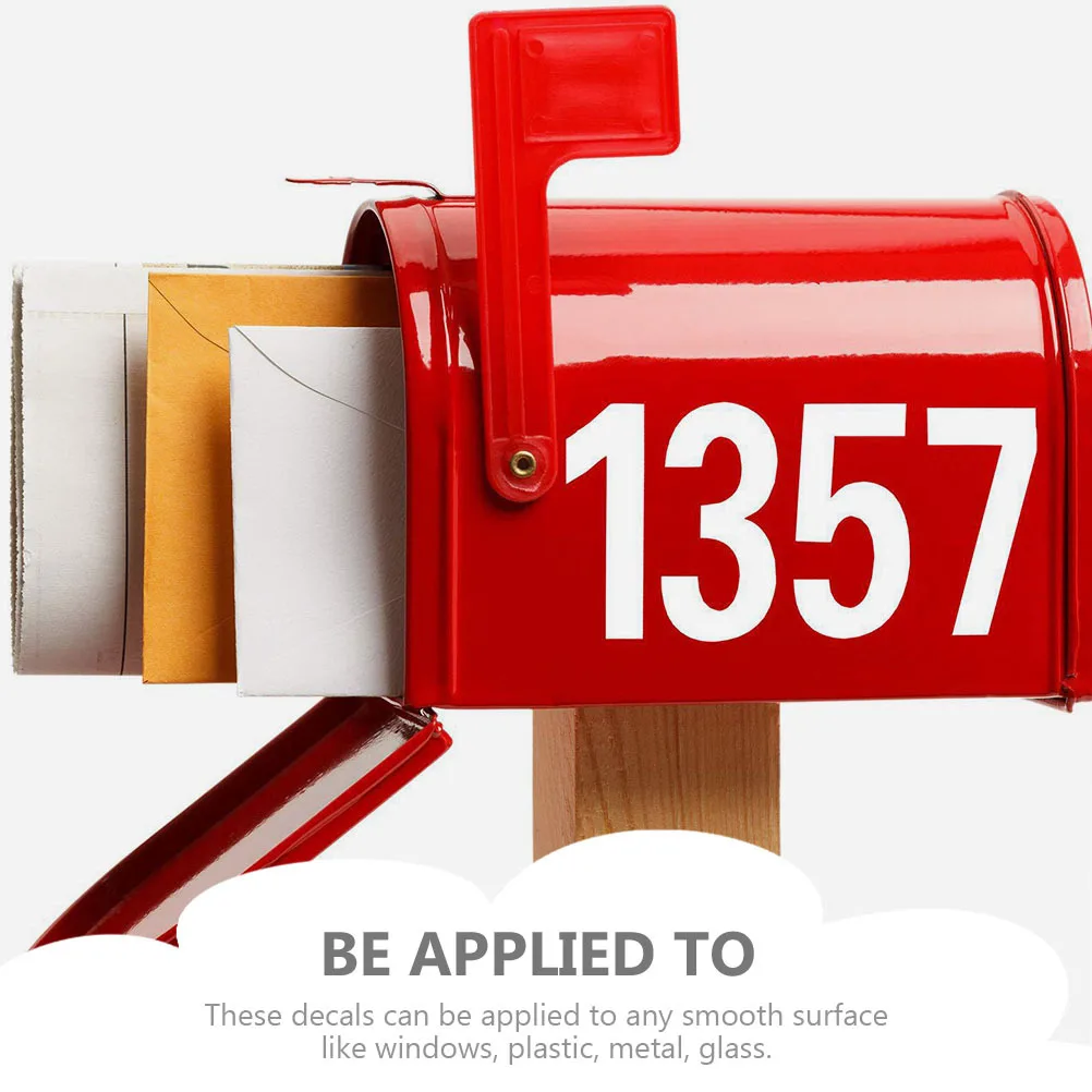 Autocollants réfléchissants auto-adhésifs, 2 pièces, pour boîte aux lettres, panneau scolaire, guitares, faciles à appliquer, sans résidus