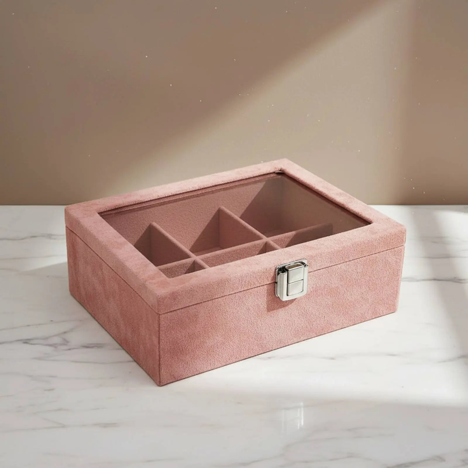 

Органайзер для браслетов с подушечками, съемными вставками, коробка для хранения часов, мягкая пылезащитная коробка для часов для туалетного столика