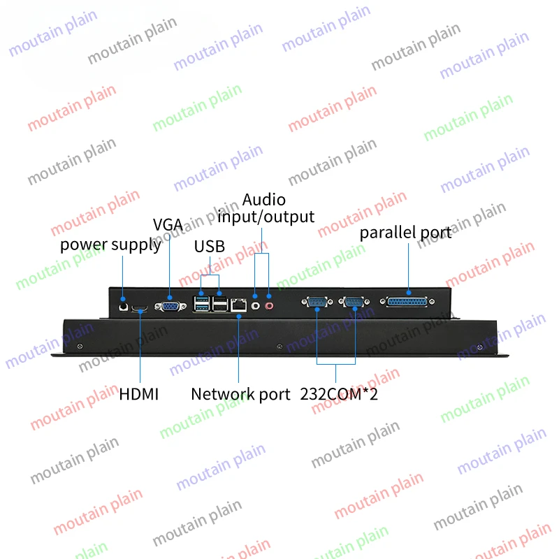 كمبيوتر بشاشة تعمل باللمس صناعية مع شاشة تعمل باللمس مقاومة ، كمبيوتر الكل في واحد ، 10.12.15.17.19 بوصة ، Windows7 ، 10 ، XP ، Linux ، J1800 ، I3