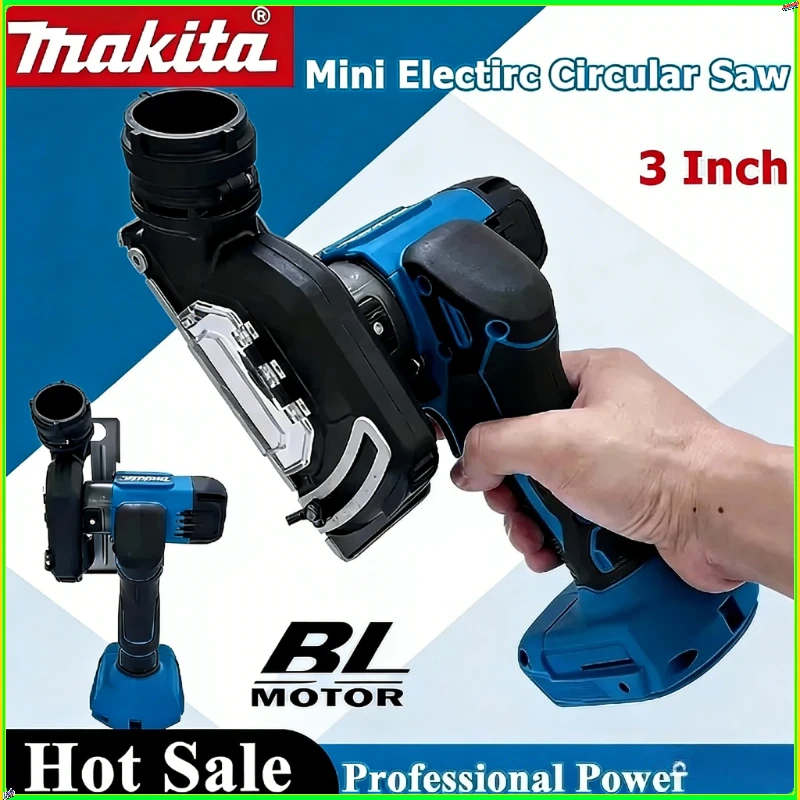 

Аккумуляторная угловая шлифмашина Makita 19500 об/мин, 3 дюйма, для резки плитки, дерева, пластика, совместима с аккумуляторами Makita