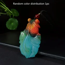 Goldfish Pendant, Rainbow Stone, Fashion Good Luck Multifunctional Pendant, Unisex