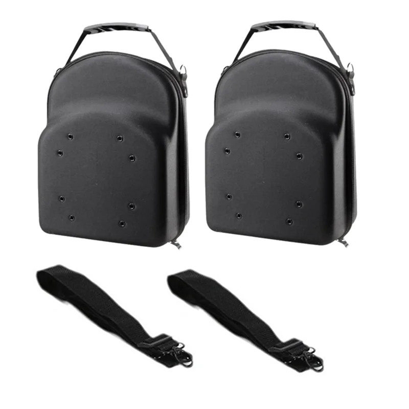 

AT19-For Travel Hard Case For 2Pcs Hat Storage Organizer- Carrying Handle& Luggage Strap Included, For Baseball Caps At Home