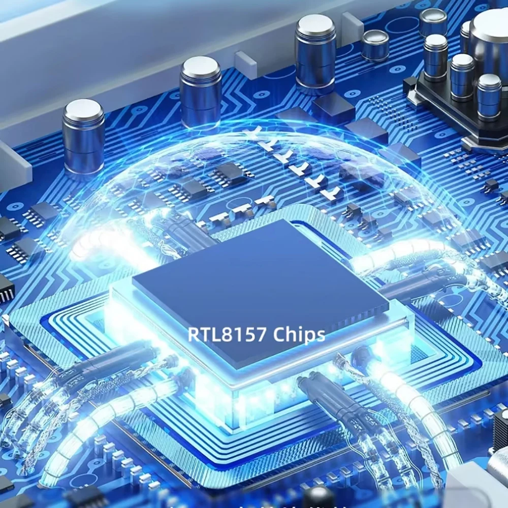 5000Mbps USB 이더넷 어댑터, USB 3.1 네트워크 카드-C타입 USB RJ45 랜 어댑터, 휴대폰 맥북 노트북 데스크탑 PC 액세서리