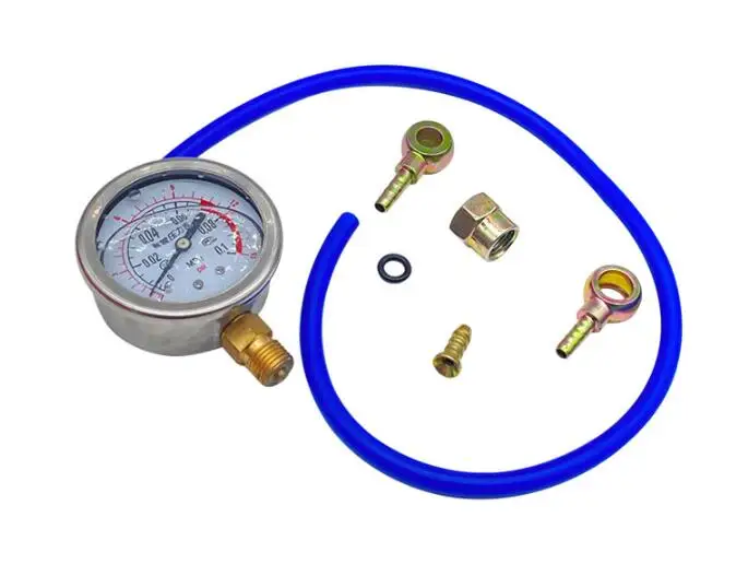 Pressure value:0-0.1 diameter:6.7cm thickness:3cm Shockproof Pressure gauge with oil supercharger Accurate measurement