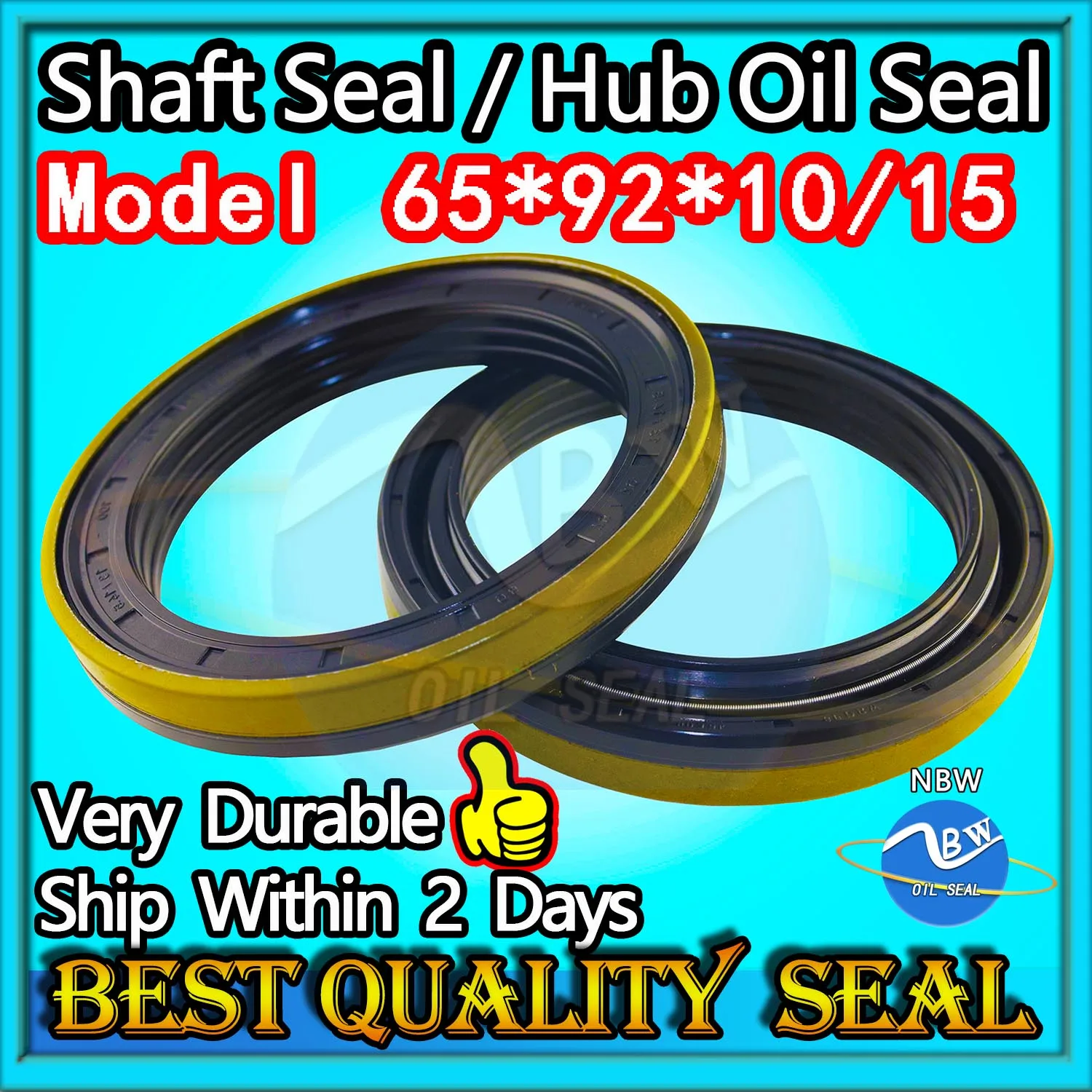 Hub Oil Seal 65*92*10/15 For Tractor Cat Shaft Cassette Sealing Combined 65X92X10/15 12018849B 12018849 Pressure Set Gasket