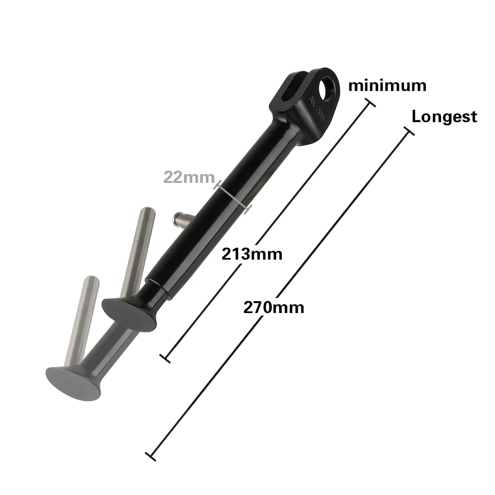 FZ09 Adjustable Kickstand Holder For YAMAHA MT09 FJ09 XSR900 TRACER 900 MT-09 Motorcycle Side Foot Kick Stand Support Bracket