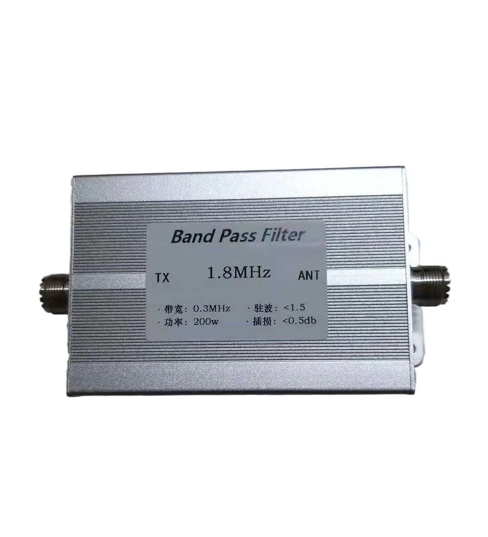 1.8MHz Bandpass Filter M Female, HF Filter 200w Communication Filter, Bandpass BPF