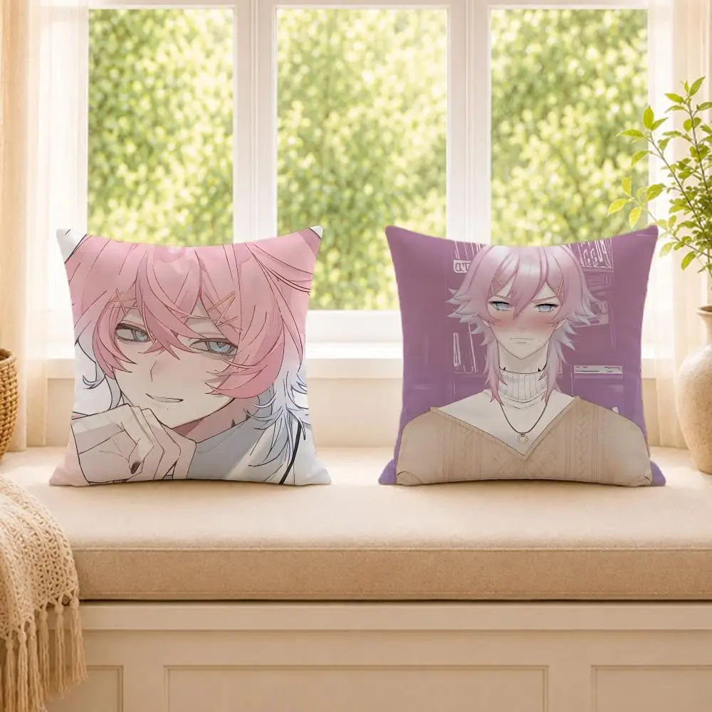 Ren 14 D-Days With You Cushion Cover Wrinkle-Resistant Short Plush Cushion Covers Breathable Machine-Washable