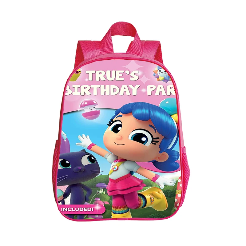 True and the Rainbow Kingdom Schoolbag Kindergarten Backpack Kids Bookbag Baby Girl Rucksack Waterproof Children Daypack Mochila