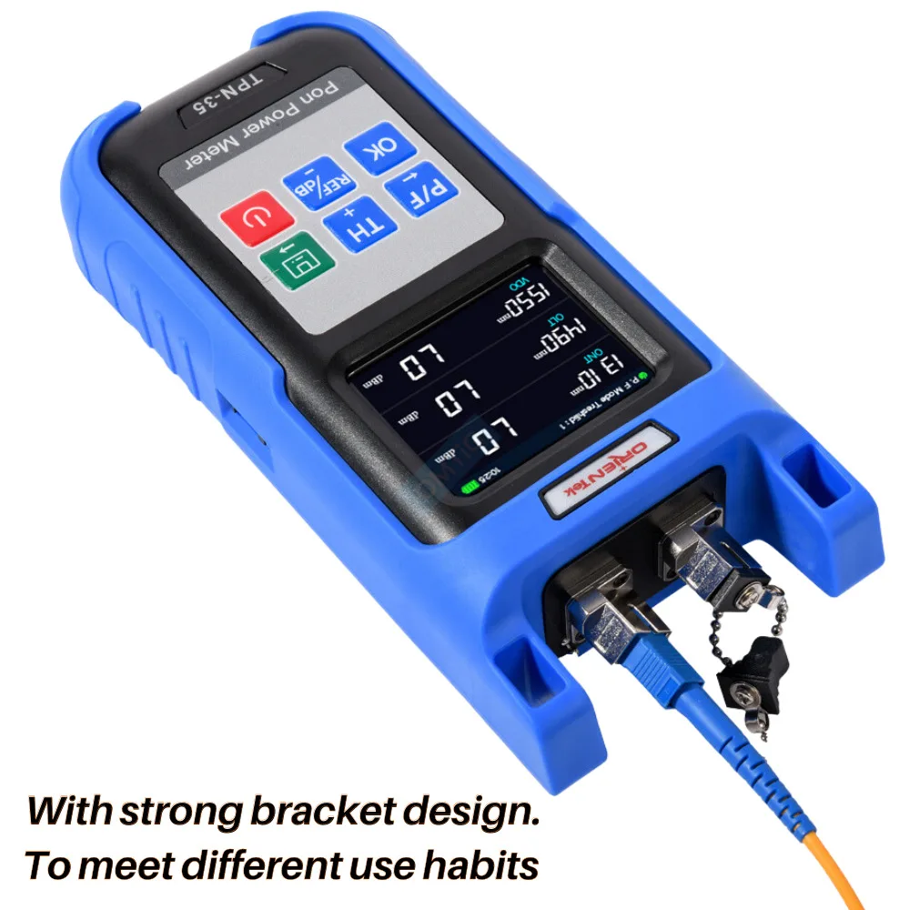 Imagem -03 - Medidor de Energia Óptica Tpn35 Pon Network Tester Tester Otdr sc Upc sc Apc Novo 1310 1490 1550nm 2024