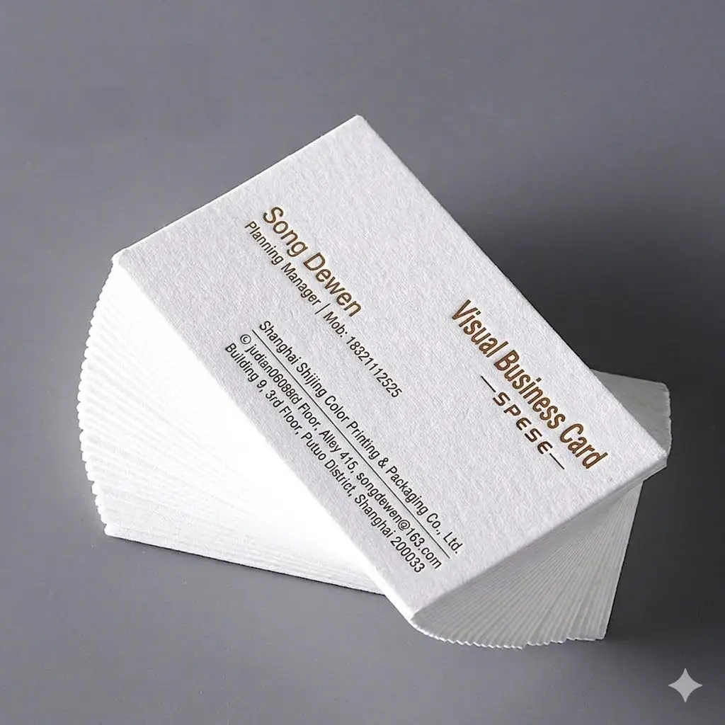 Custom Luxury Gold Foil Gold Stamping Business Cards Personalized Logo Text Printing High End Premium Paper Visiting Cards