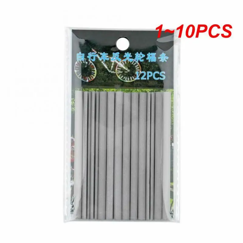 1~10PCS Bike Wheel Spokes Reflective Sticker Tube Warning Safety Light Cycling Reflector Tubes Accessories