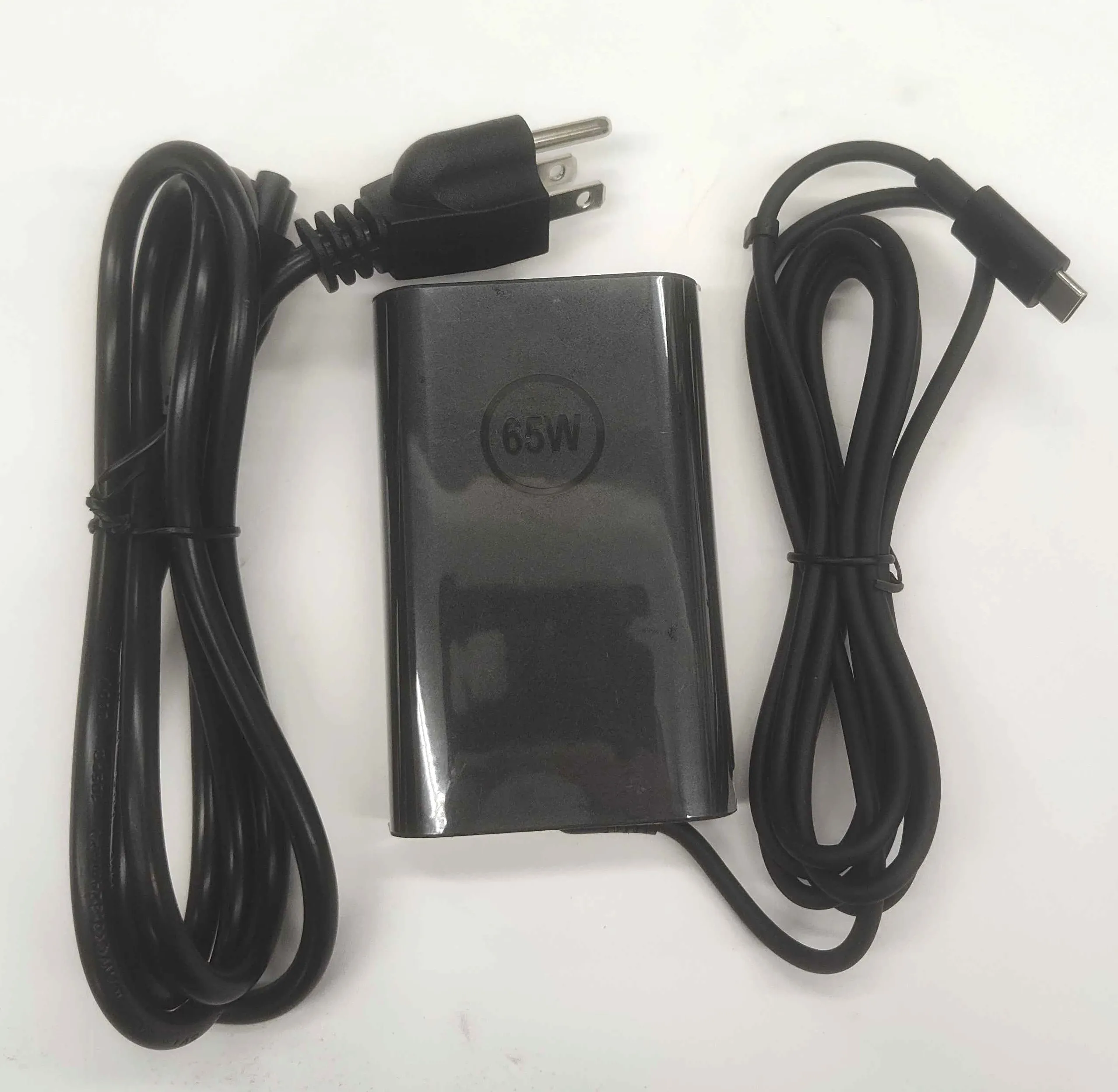 

Dell 02YK0F 65W 325A 200V USB-C AC Adapter with Power Cord - US
