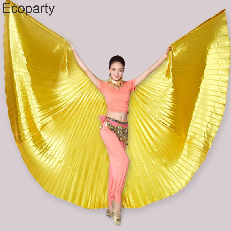 10 Colours Belly Dance Wings Belly Dancing Wings Fancy Transparent Stage Performance Props Egypt Belly Dance Costume Isis Wings