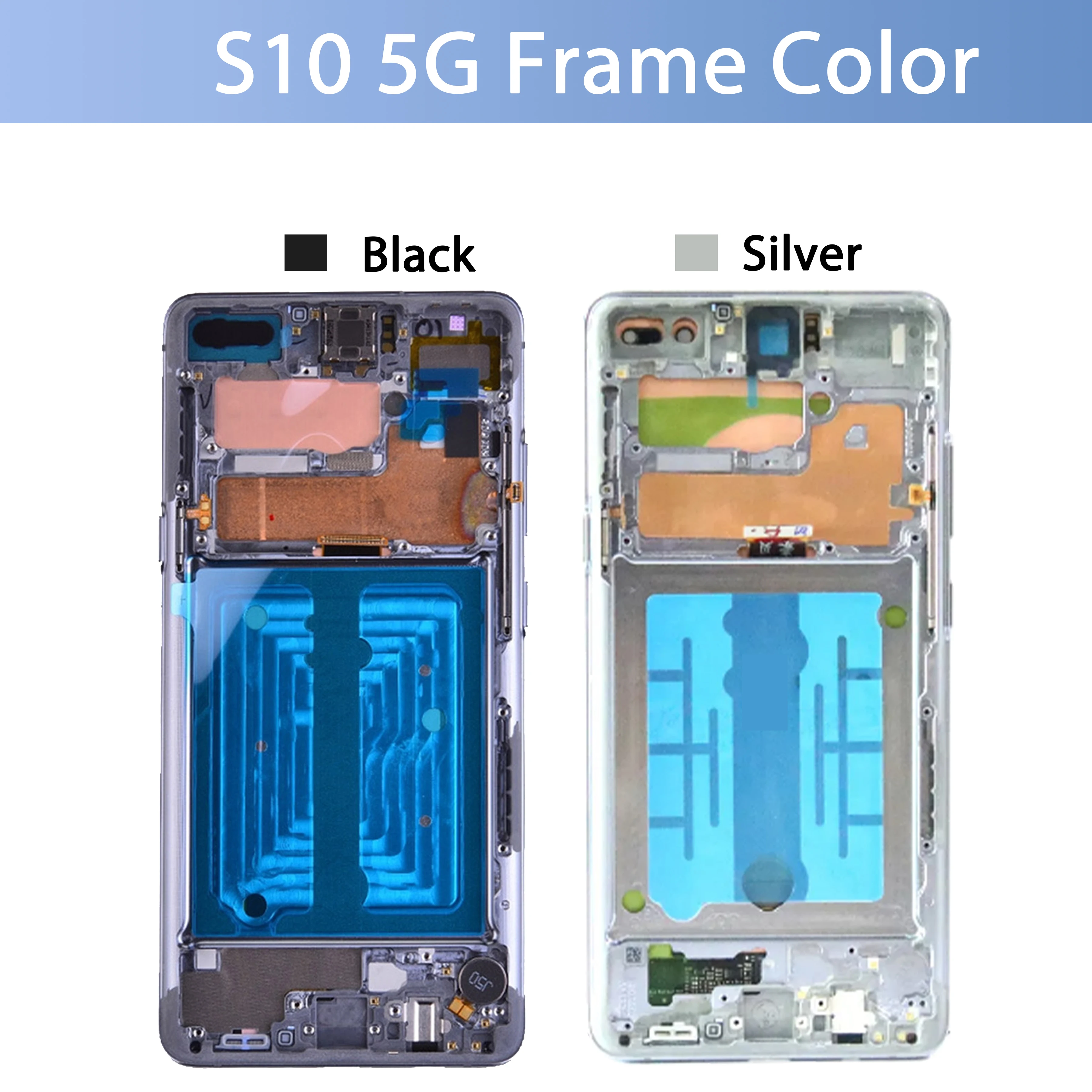 Imagem -05 - Aaa Mais Tela Lcd Amoled para Samsung Galaxy S10 5g G977n G977 G977u Nova Tela Sensível ao Toque Montagem do Digitalizador sem Queimar Sombras