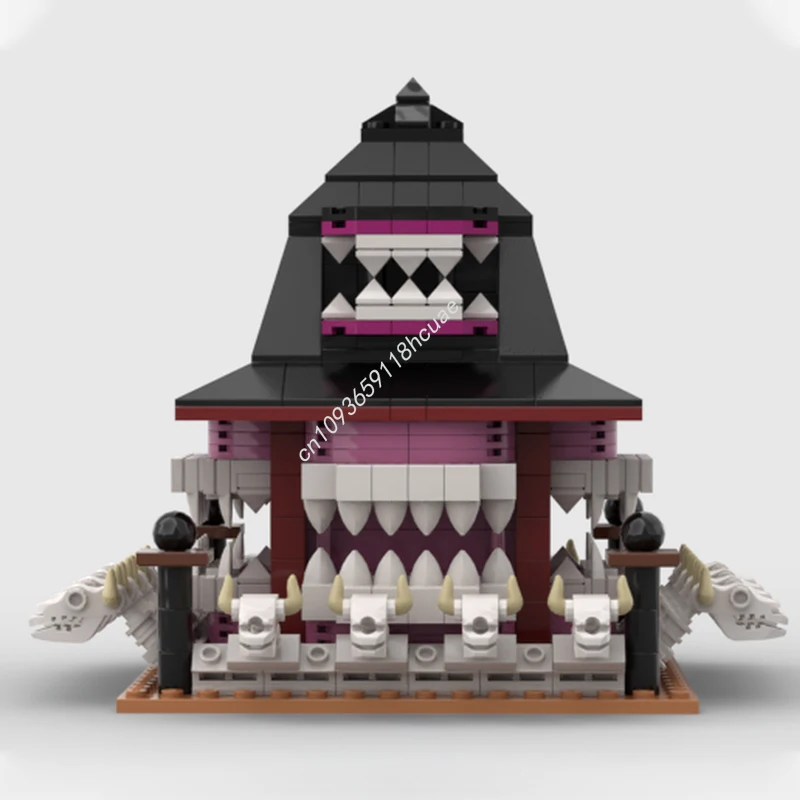 Blocs de construction modulaires MOC Malevolent Santuaire, 677 pièces, cadeau de noël, Kit de projet cadeau exclusif, idéal pour adulte