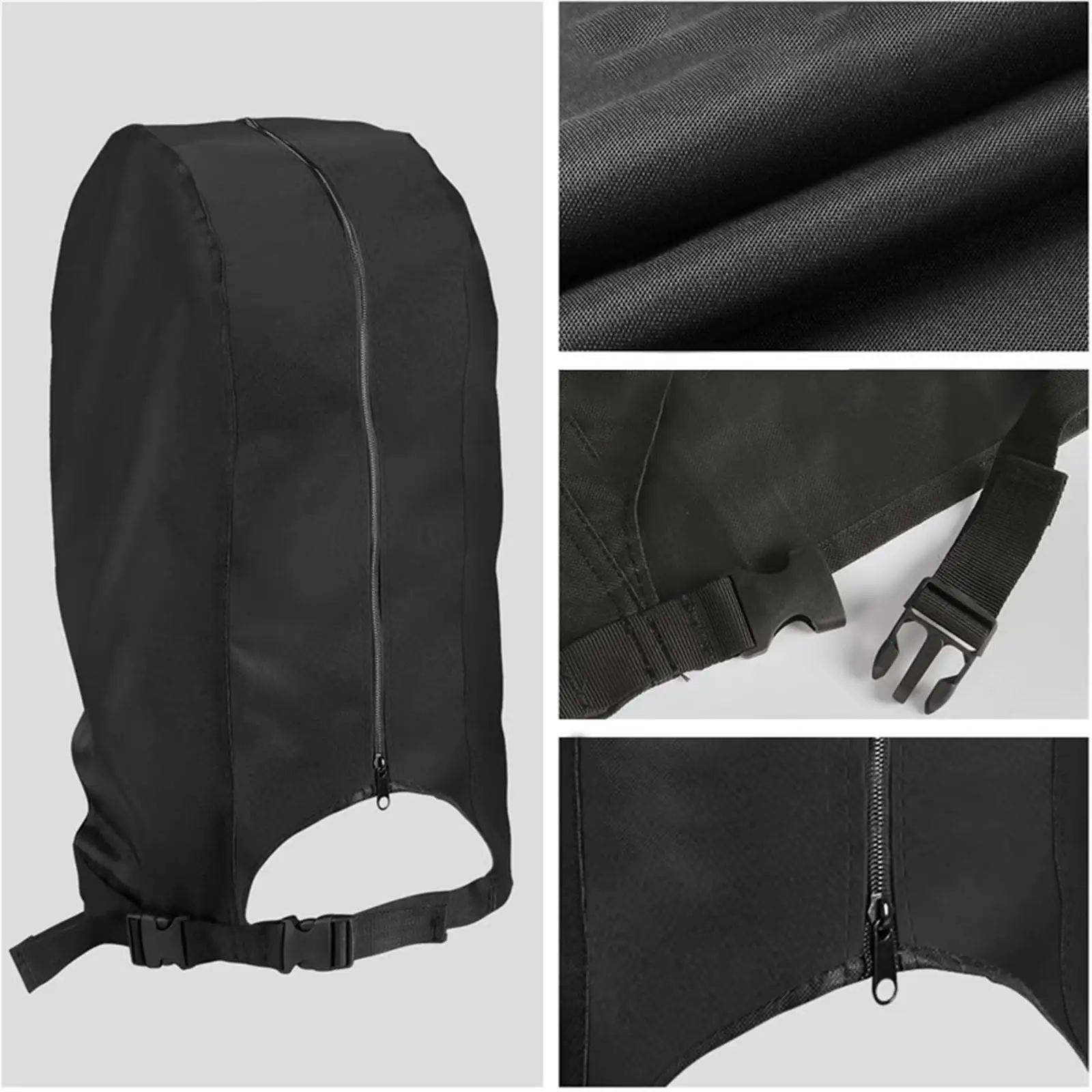 Golf Bag Caps Adjustable Zipper Top Waterproof Raincoat Sturdy Golf Accessory