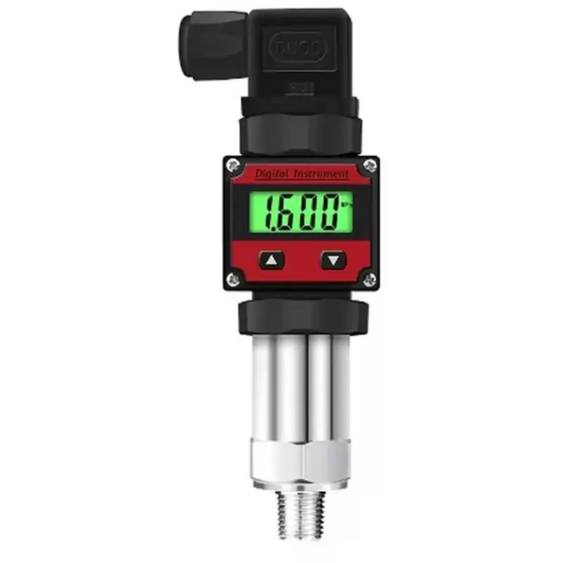 AB42-G1/4 4-20Ma LCD Pressure Transmitter Sensor 0-25Bar Industrial Pressure Gauge Water, Oil And Gas Compatible