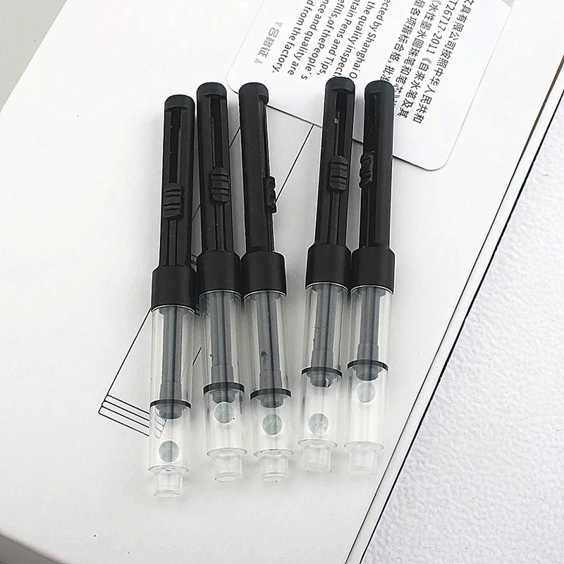 5PCS Small fountain Pen Ink Converter Ink Reservoir New