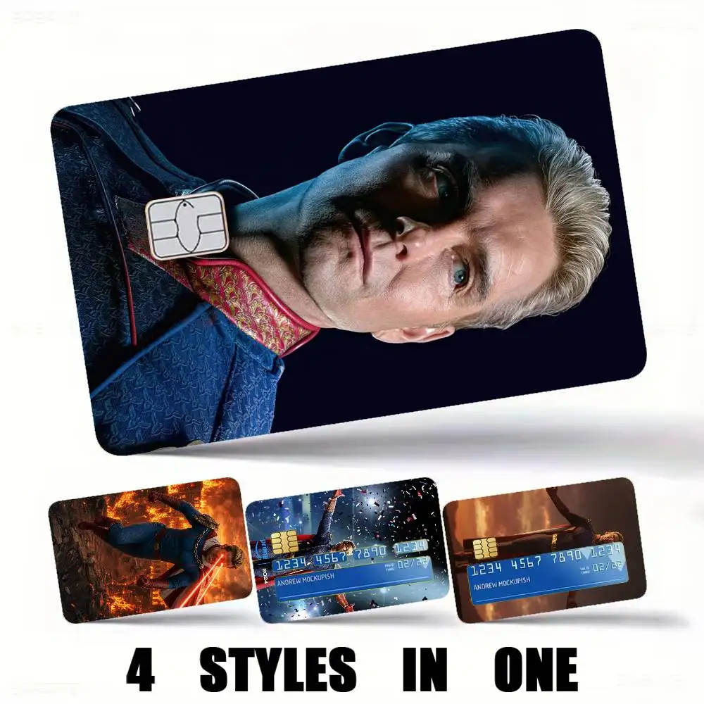 movie Homelander The Boys-s Credit Card HD Stickers Premium matte film effectively prevents fingerprints and daily abrasion.