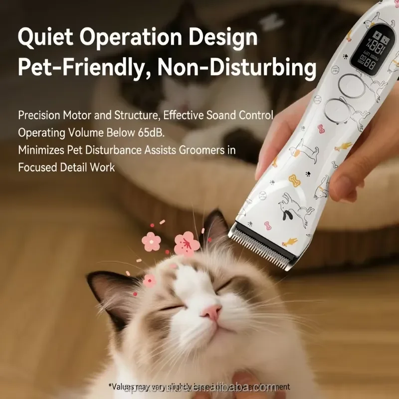 Shernbao PGC-780 Pet Hair Clipper with Multi Functional Adjustable 5 in 1 Blade Clipper Blade for Grade Dog Grooming Salon