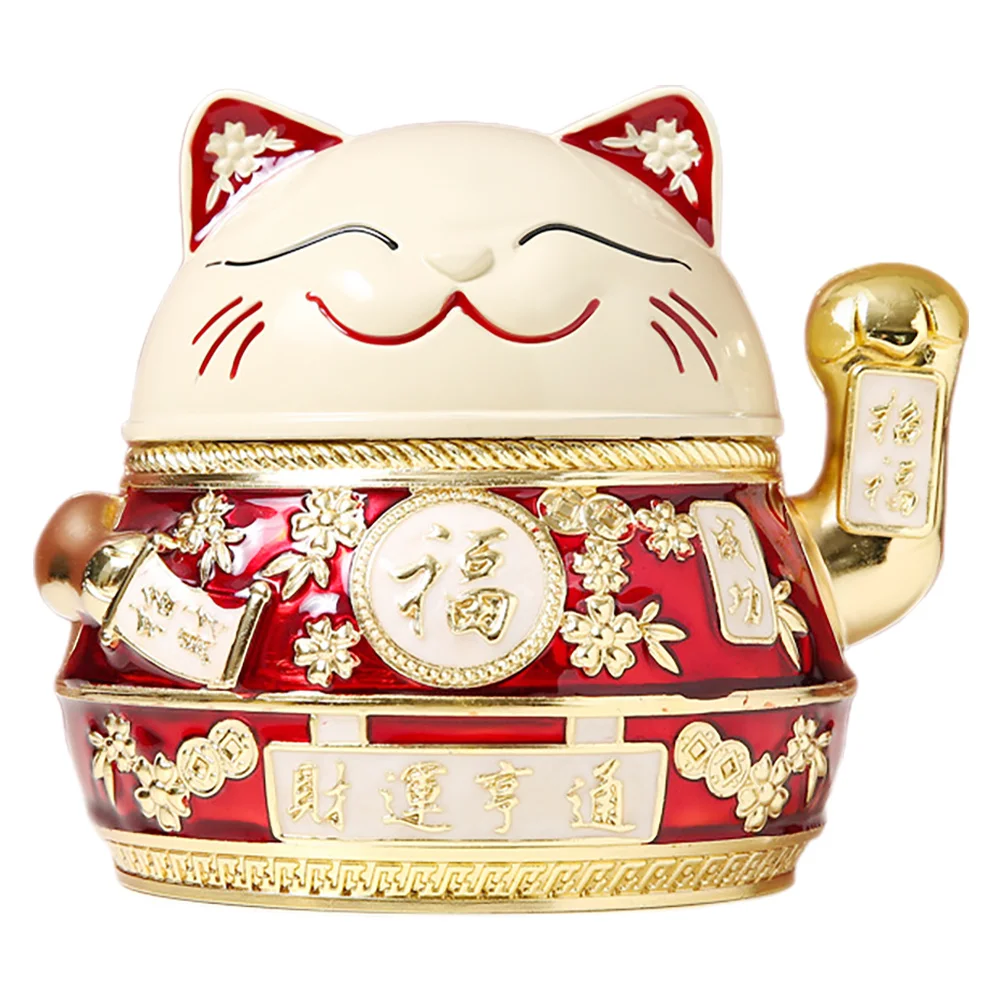 

Shape Ashtray Alloy Reusable Desktop Holder For Home Office Vintage Ashtray With Lid Living Room Table Decor With Lid