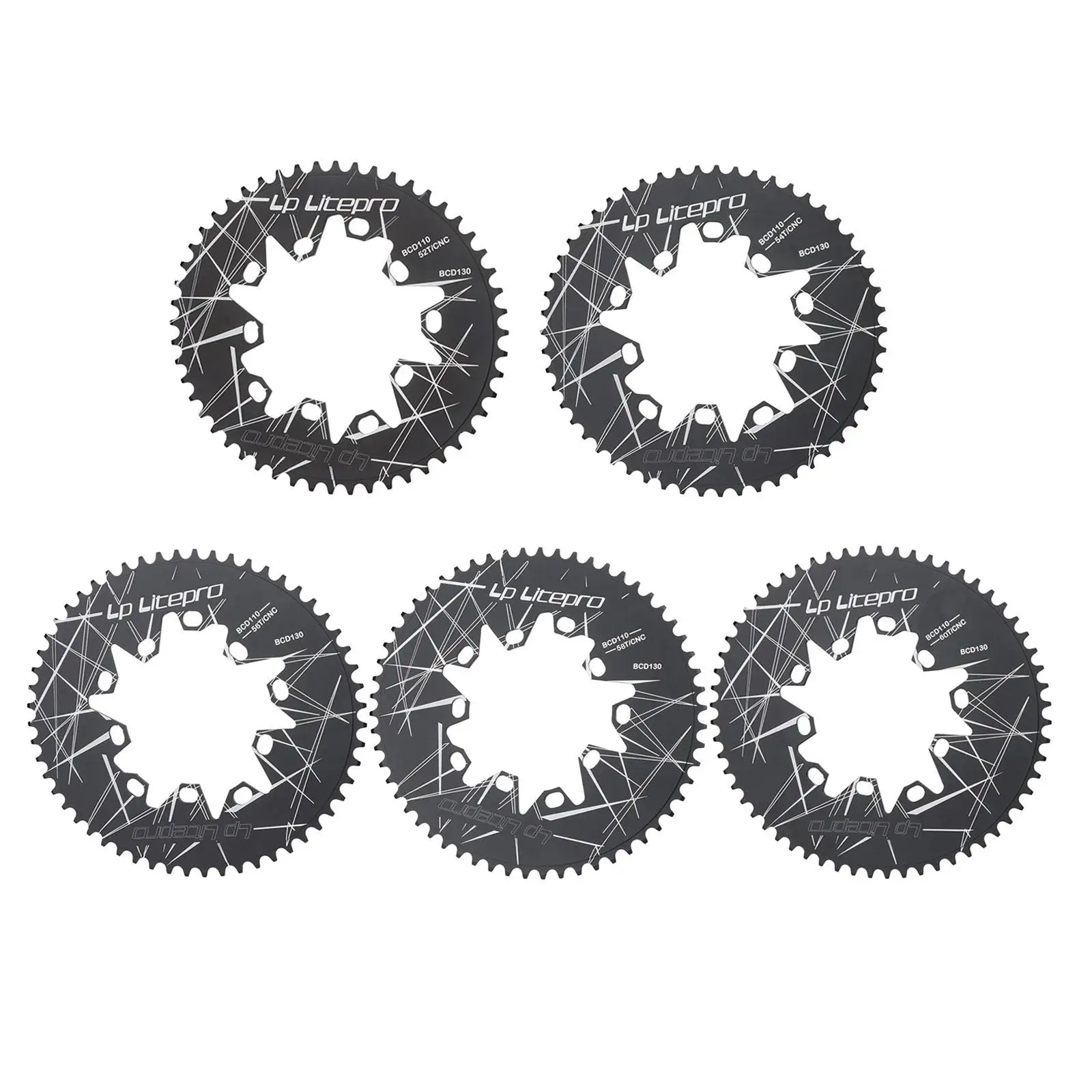 110BCD 130BCD Chain Narrow Wide Round Chain 52T 54T 56T 58T 60T Sprocket