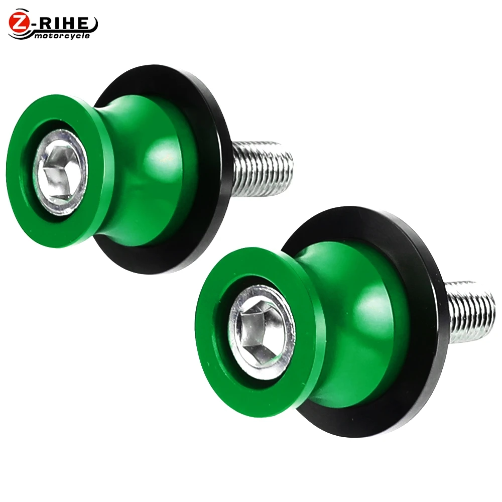 10mm Motorcycle Swingarm Sliders Spools Screw For KAWASAKI ZX-9R ZX9R NINJA ABS 1994 1995 1996 1997 1998 1999 2000 2001 2002-On