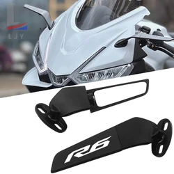 For Yamaha YZFR6 YZF-R6 YZF R6 R6S Motorcycle CNC rearview mirror fixed wing