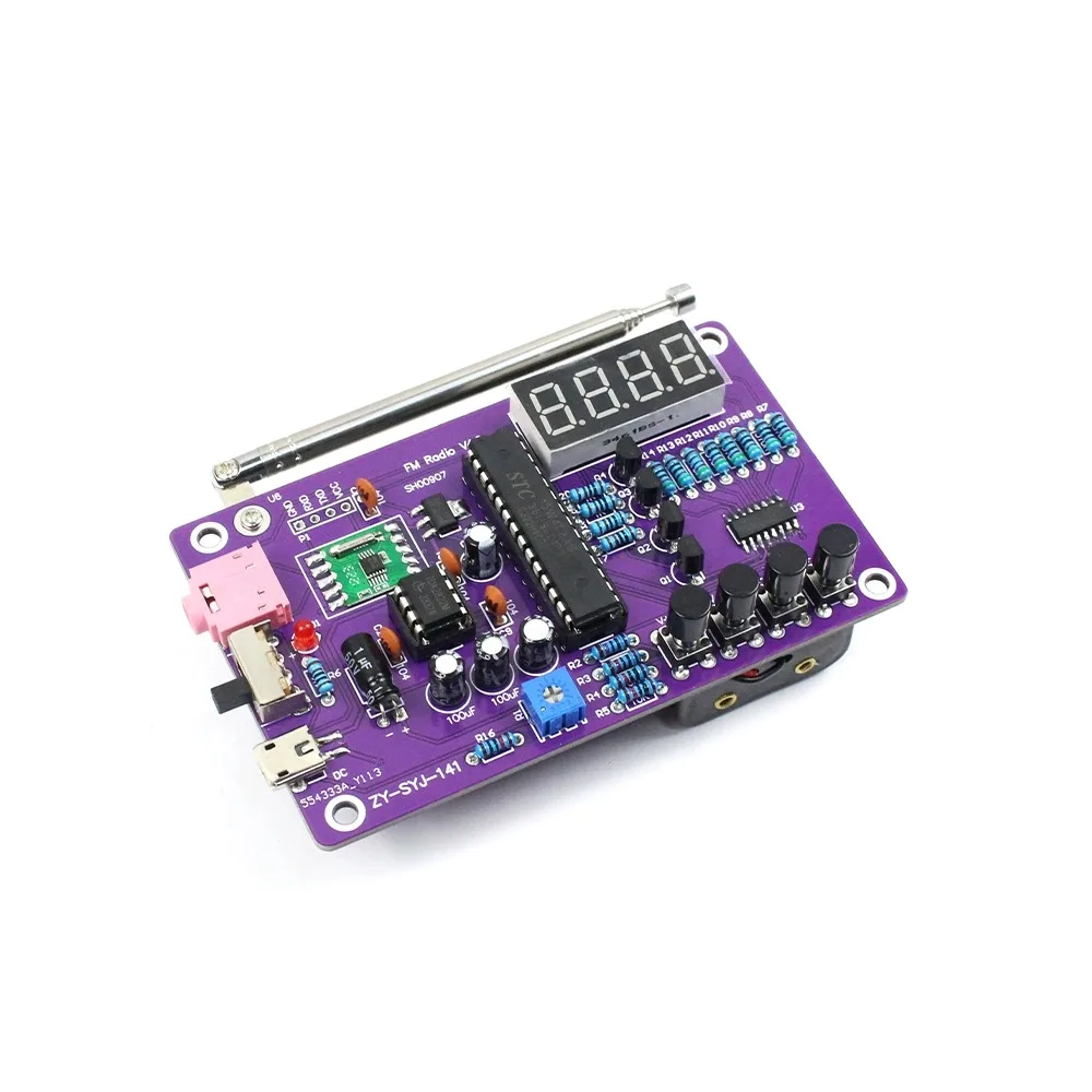 DIY FM Radio Kit 87-108MHz Digital Display RDA5807S Soldering Project