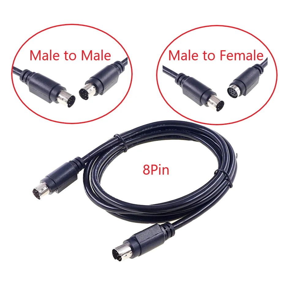 Đầu hàn PLC Mini Din MD8 8Pin Male (đực) | Sky Computer